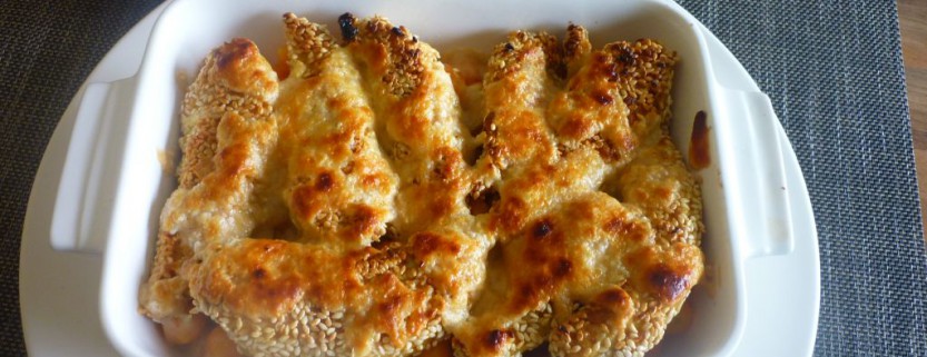 Hähnchen Mit Parmesan Sesam Panade — Rezepte Suchen