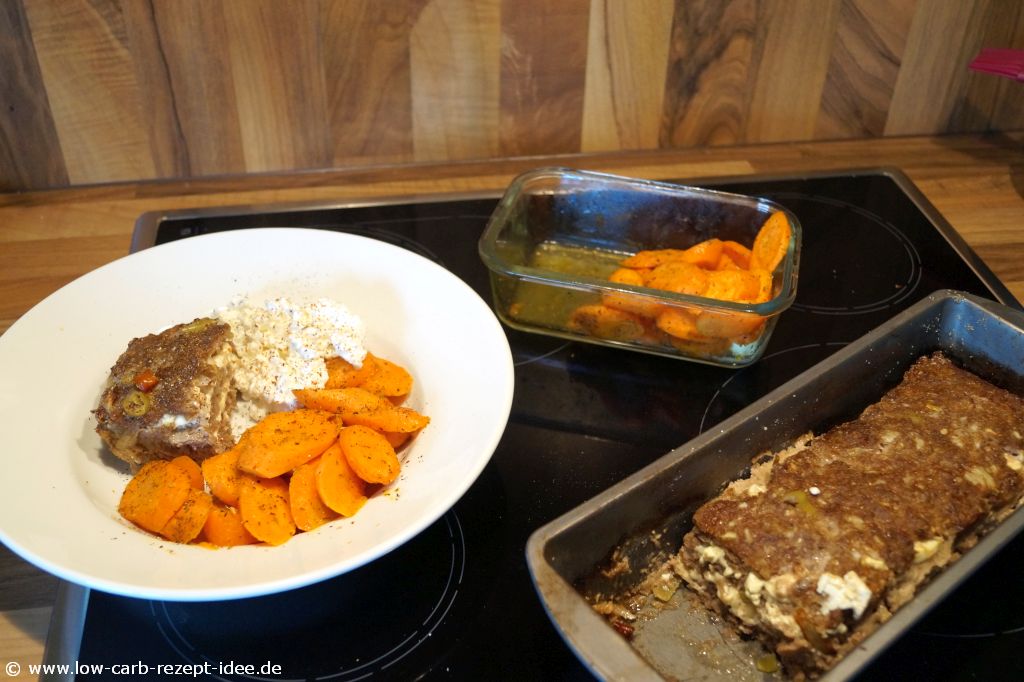 Gemüse Hackfleisch Auflauf Low Carb