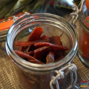 Schinkenchips im Ein-Weck-Glas